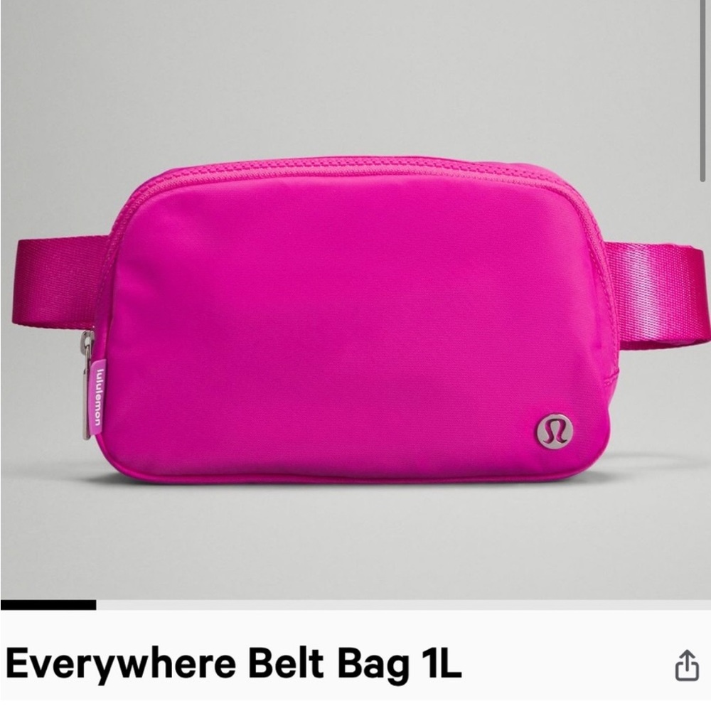 Lululemon belt bag Sonic Pink